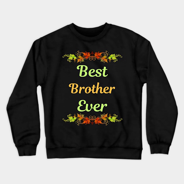 Family Leaf 2 Brother Crewneck Sweatshirt by blakelan128